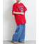 [接触冷感]フレアスリーブチュニックTシャツ
