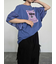 [接触冷感]フレアスリーブチュニックTシャツ