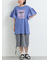 [接触冷感]フレアスリーブチュニックTシャツ