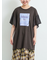 [接触冷感]フレアスリーブチュニックTシャツ