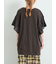 [接触冷感]フレアスリーブチュニックTシャツ