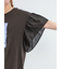 [接触冷感]フレアスリーブチュニックTシャツ