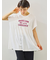 [接触冷感]シャーリングロゴプリントTシャツ