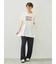 [接触冷感]シャーリングロゴプリントTシャツ