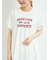 [接触冷感]シャーリングロゴプリントTシャツ