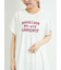 [接触冷感]シャーリングロゴプリントTシャツ
