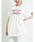 [接触冷感]シャーリングロゴプリントTシャツ