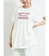 [接触冷感]シャーリングロゴプリントTシャツ