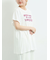 [接触冷感]シャーリングロゴプリントTシャツ