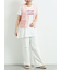 [接触冷感]シャーリングロゴプリントTシャツ