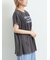 [接触冷感]シャーリングロゴプリントTシャツ