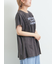 [接触冷感]シャーリングロゴプリントTシャツ