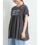 [接触冷感]シャーリングロゴプリントTシャツ