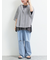 [接触冷感]シャーリングロゴプリントTシャツ