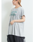[接触冷感]シャーリングロゴプリントTシャツ