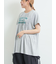 [接触冷感]シャーリングロゴプリントTシャツ