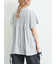 [接触冷感]シャーリングロゴプリントTシャツ
