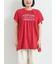 [接触冷感]シャーリングロゴプリントTシャツ
