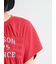 [接触冷感]シャーリングロゴプリントTシャツ