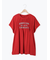 [接触冷感]シャーリングロゴプリントTシャツ