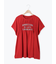 [接触冷感]シャーリングロゴプリントTシャツ