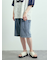 デニム/ツイルペインターハーフパンツ