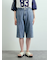デニム/ツイルペインターハーフパンツ
