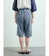デニム/ツイルペインターハーフパンツ