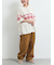 [接触冷感]編み上げラインTシャツ