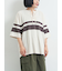 [接触冷感]編み上げラインTシャツ