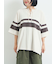 [接触冷感]編み上げラインTシャツ