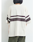 [接触冷感]編み上げラインTシャツ