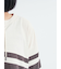 [接触冷感]編み上げラインTシャツ
