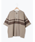[接触冷感]編み上げラインTシャツ