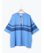 [接触冷感]編み上げラインTシャツ