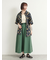 ナイロンサイドラインギャザースカート