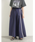 ナイロンサイドラインギャザースカート