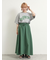 ナイロンサイドラインギャザースカート