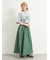 ナイロンサイドラインギャザースカート