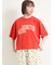 ブロッキングロゴプリントTシャツ