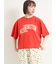 ブロッキングロゴプリントTシャツ