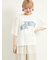 ブロッキングロゴプリントTシャツ