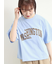 ブロッキングロゴプリントTシャツ