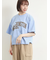 ブロッキングロゴプリントTシャツ