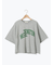 ブロッキングロゴプリントTシャツ