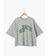 ブロッキングロゴプリントTシャツ