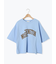 ブロッキングロゴプリントTシャツ