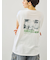 転写バックプリントノースリーブ