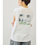 転写バックプリントノースリーブ