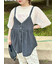 メッシュTシャツ&プリントノースリーブSET